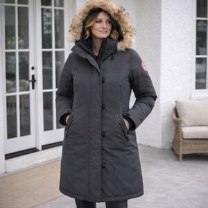 Canada Goose Dark Gray Puffer Jacket